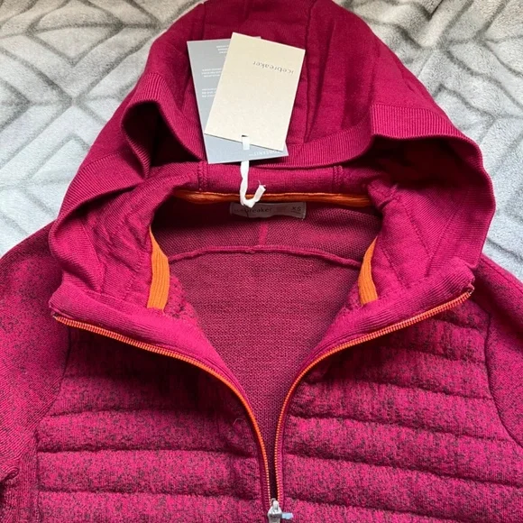 Ladies Icebreaker Zoneknit Long Sleeve Zip Hoodie - XS - brand new with tags - Picture 3 of 5